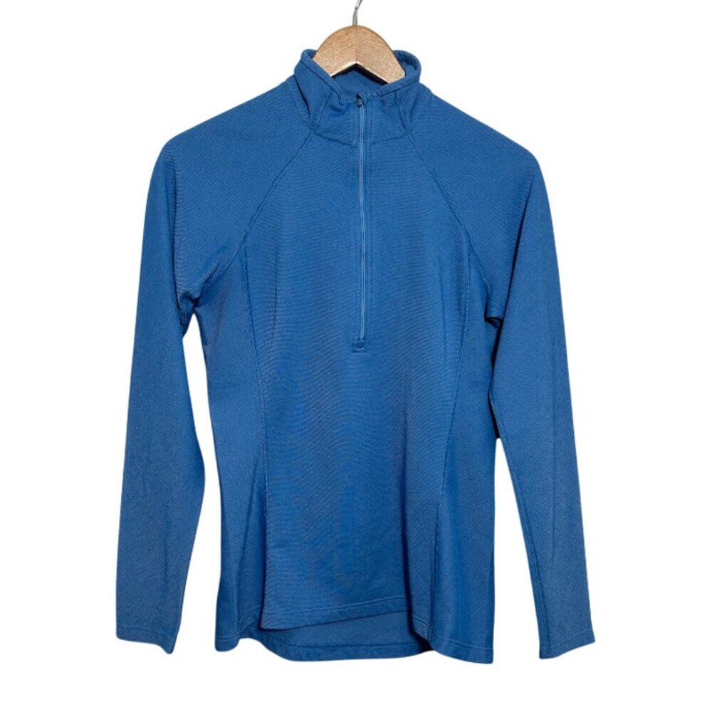 Patagonia Capilene 3 Midweight Zip-Neck Pullover Jacket Women’s M Blue Outdoors